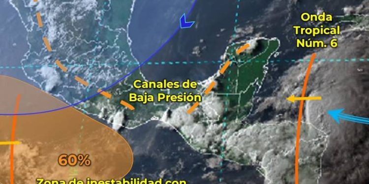 Prevén cielo nublado con lluvias puntuales muy fuertes en Quintana Roo