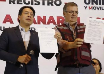 Marcelo Ebrard se registra como coordinador nacional para la candidatura de Morena
