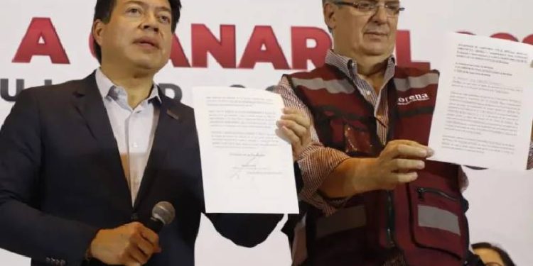 Marcelo Ebrard se registra como coordinador nacional para la candidatura de Morena