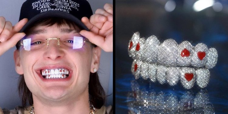 Deslumbra Peso Pluma con su dentadura millonaria