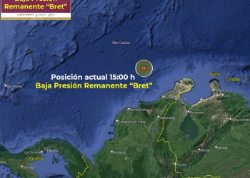 «Bret» se debilita a baja presión remanente en el Mar Caribe