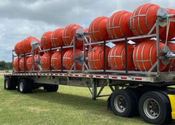 Construyen un «muro flotante» en Coahuila con el fin de evitar el paso de migrantes a Texas