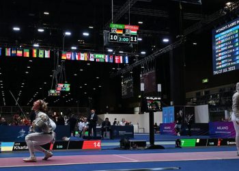 La ucraniana Olga Jarlan fue descalificada por negarse a dar la mano a su rival rusa Anna Smirnova en el Mundial de Esgrima