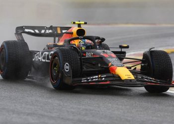 ‘Checo’ Pérez avanzó a otra Q3 finaliza en tercer lugar en Bélgica