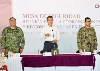 El gobernador de Chiapas aseguró que no hay muertos ni heridos por el sismo de esta madrugada con epicentro en Pijijiapan