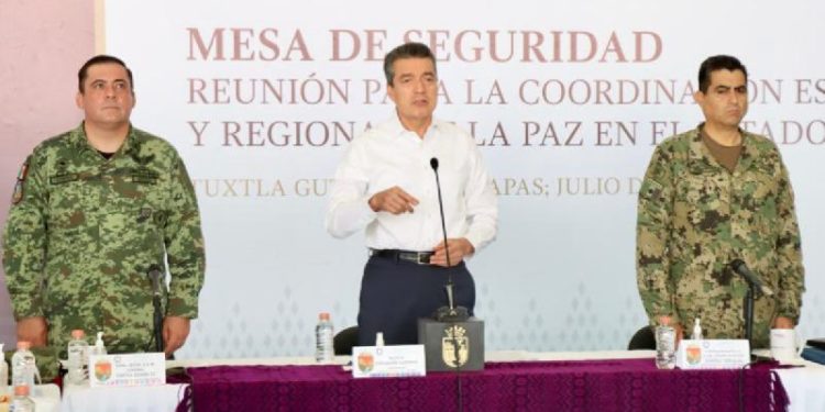 El gobernador de Chiapas aseguró que no hay muertos ni heridos por el sismo de esta madrugada con epicentro en Pijijiapan