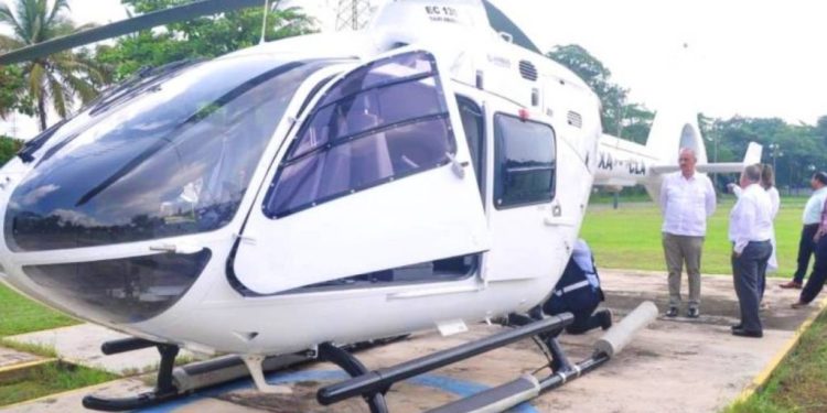 SSPC dio a conocer que se está capacitando al piloto para el manejo del nuevo helicóptero