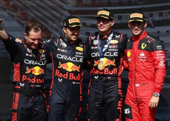 Los Red Bull de Max Verstappen y ‘Checo’ Pérez dominaron del GP de Bélgica de la Fórmula 1
