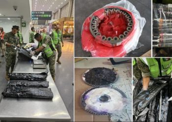 Elementos de la Marina decomisan 30 kilogramos de droga en el AICM
