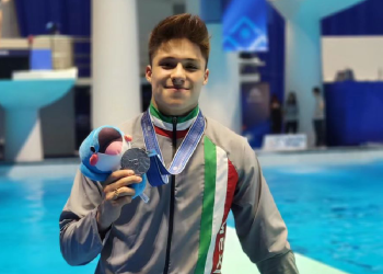 Osmar Olvera, clavadista de México, se colgó la medalla de plata en el Mundial de Natación Fukuoka 2023 
