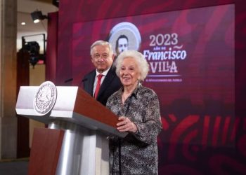 AMLO, sostuvo un encuentro con Estela de Carlotto, fundadora de las Abuelas de Plaza de Mayo de Argentina