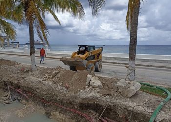 Avanzan trabajos para modernizar infraestructura sanitaria en Cozumel
