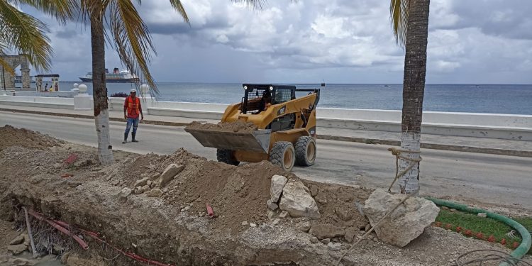 Avanzan trabajos para modernizar infraestructura sanitaria en Cozumel