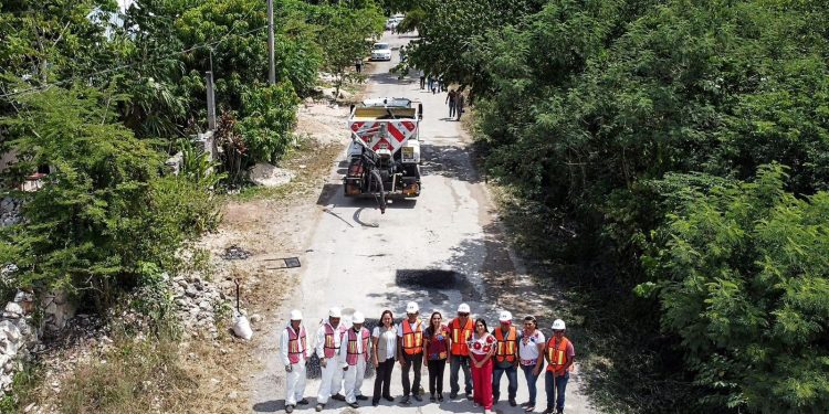 Felipe Carrillo Puerto tendrá inversión histórica de 30 MDP en pavimentación y bacheo: Mara Lezama