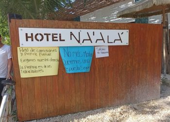 Trabajadores del hotel Naala se manifiestan ante falta de pago de propinas y comisiones