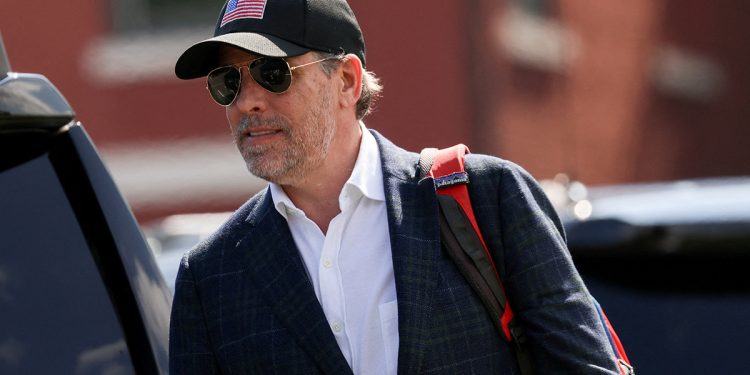 Hunter Biden llega al tribunal donde se espera que se declaré culpable por cargos fiscales