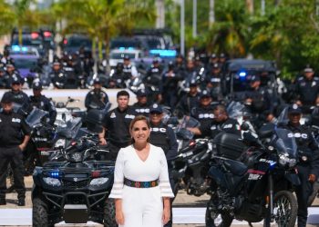 Con inversión histórica de más de 2 mil mdp entrega Mara Lezama patrullas y equipo a la SSC