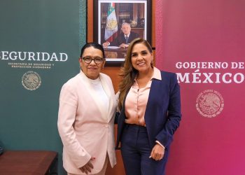 Trabajan Mara Lezama y Rosa Icela Rodríguez en la construcción de la paz