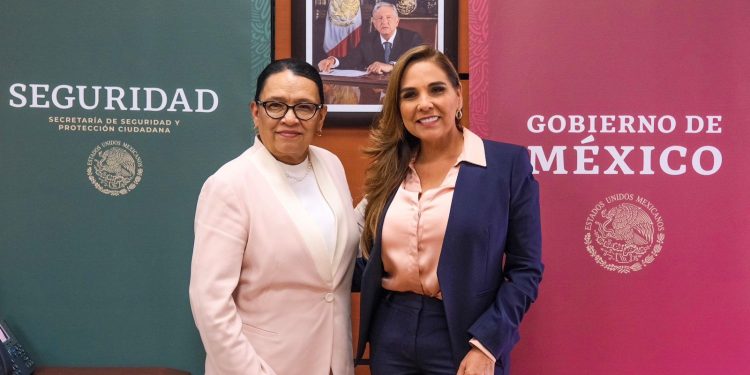Trabajan Mara Lezama y Rosa Icela Rodríguez en la construcción de la paz