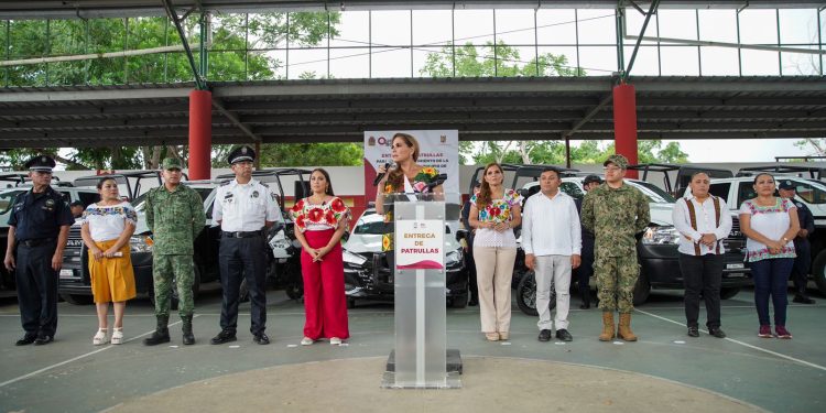 Fortalece Mara Lezama seguridad con nuevas patrullas en Felipe Carrillo Puerto