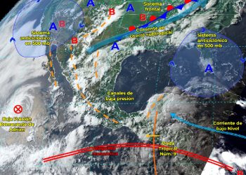 Onda tropical Núm. 9 se extenderá en el sureste del país