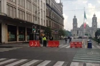 Cierran calles en CDMX con motivo de los 5 años de gobierno de AMLO