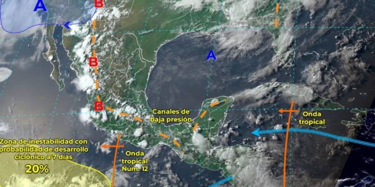 Prevén cielo parcialmente nublado con intervalos de chubascos en Quintana Roo