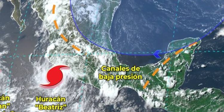Prevén cielo parcialmente nublado con lluvias puntuales fuertes en Quintana Roo
