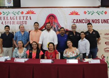 Presenta calendario “Guelaguetza Cancún”