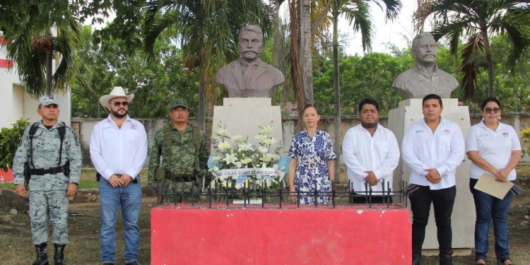 Conmemora gobierno municipal 144 Aniversario del Natalicio de Emiliano Zapata