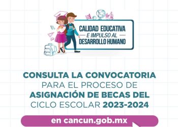Anuncia gobierno de BJ programas de becas para el ciclo escolar 2023-2024