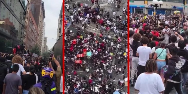 Estalla caos en Nueva York tras sorteo de consolas gratis