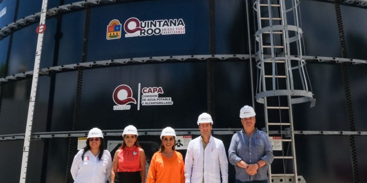 Inaugura Mara Lezama planta desalinizadora en Tulum