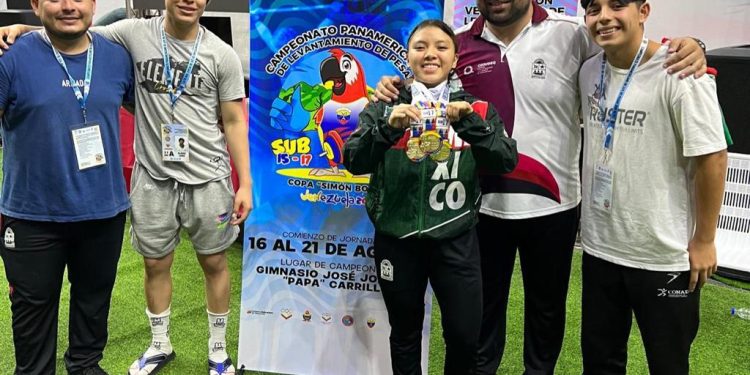 Brillan quintanarroenses en el “IWF 2023 Campeonato Panamericano Juvenil” de Halterofilia
