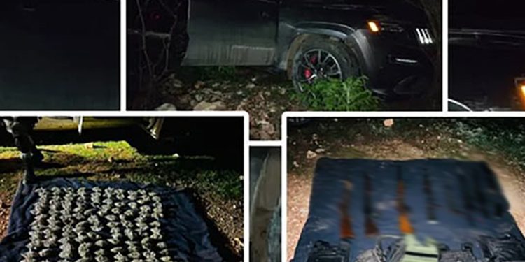 Guardia Nacional asegura armamentos en Lagos de Moreno, Jalisco