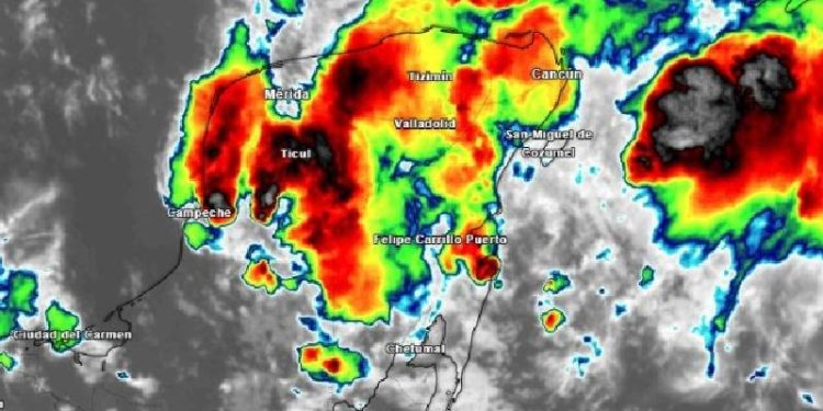 Se pronostican  lluvias intensas en Quintana Roo