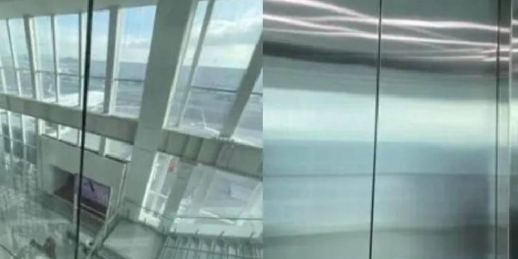 Fallas en elevador del AICM deja atrapados por 20 minutos a usuarios