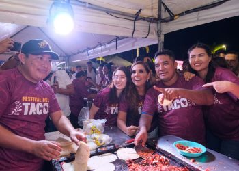 Disfrutan benitojuarenses de más de 60 mil tacos en Festival realizado en Tajamar