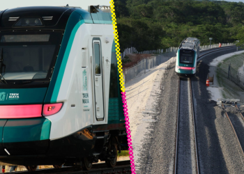Durante las pruebas del Tren Maya, un imperfecto provocó que estuviera varado por más de una hora