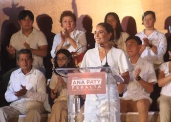 Rinde Ana Paty Peralta su Primer Informe de Gobierno de Benito Juárez