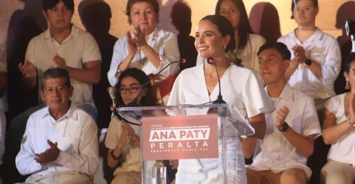 Rinde Ana Paty Peralta su Primer Informe de Gobierno de Benito Juárez