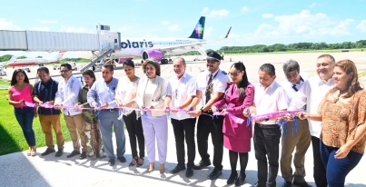 Tabasco incrementa conectividad con inauguración de vuelo Guadalajara-Villahermosa de Volaris