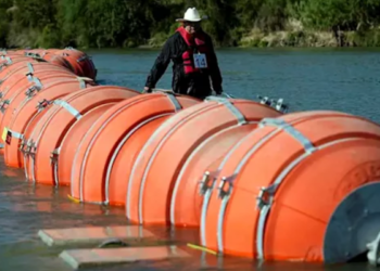 Tribunal de Estados Unidos ordeno el retiro de las boyas instaladas en el río Bravo de Texas