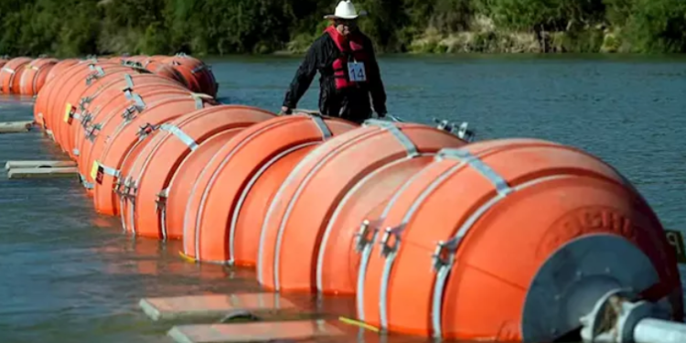 Tribunal de Estados Unidos ordeno el retiro de las boyas instaladas en el río Bravo de Texas