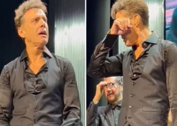 Le gana la emoción a Luis Miguel durante su última presentación en Chile