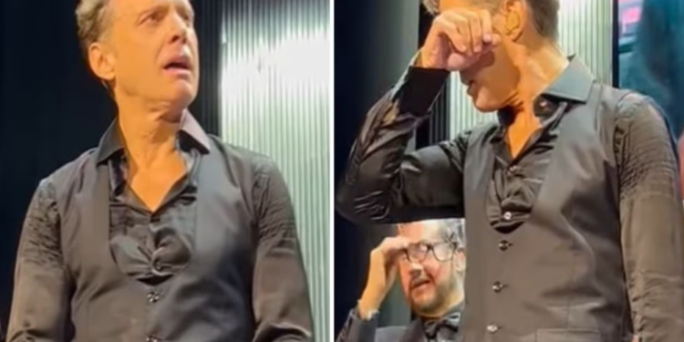Le gana la emoción a Luis Miguel durante su última presentación en Chile