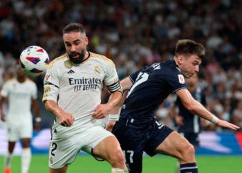 Dani Carvajal lateral derecho del Real Madrid no estará en el debut de la Champions