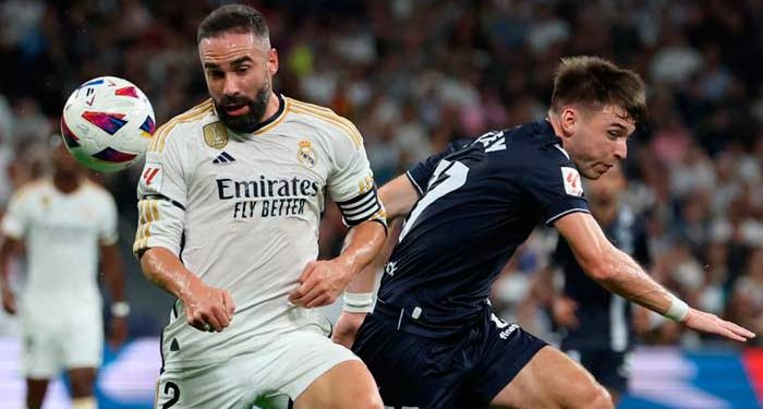 Dani Carvajal lateral derecho del Real Madrid no estará en el debut de la Champions