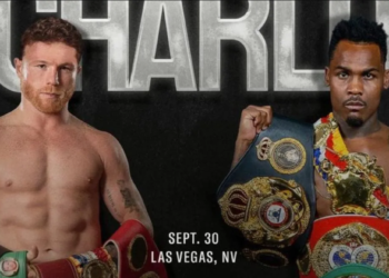 Saúl ‘Canelo’ Álvarez y Jermell Charlo se desafían en rueda de prensa