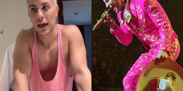Christian Chávez se disculpa ante críticas por haber usado traje de charro color rosa